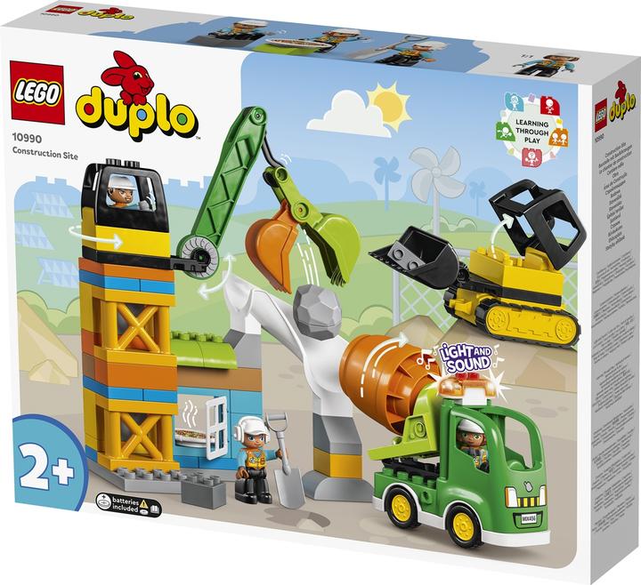 Image du produit LEGO Chantier avec véhicules de construction (10990)