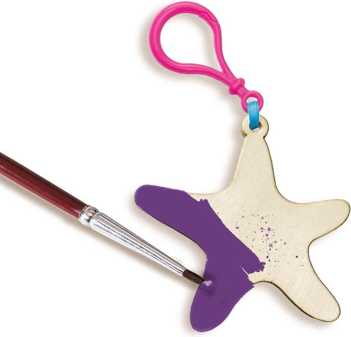 Actual product image Ses Diamond Painting - wooden keychain