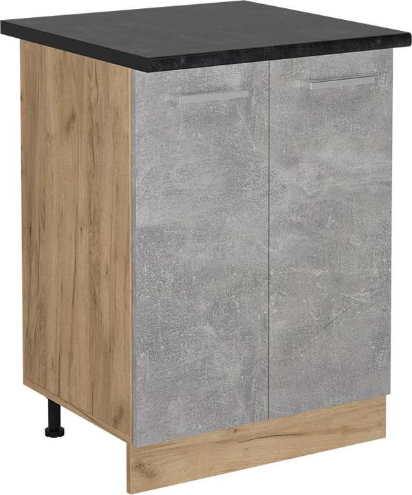 Anthrazit, Beton, Goldkraft Eiche