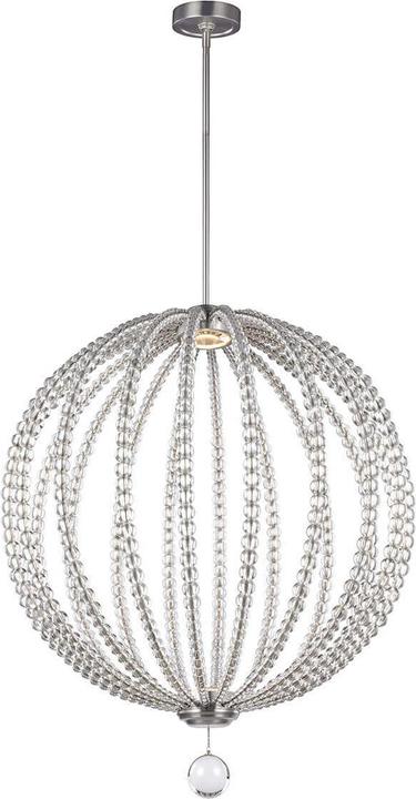 Image du produit Elstead Lighting Oberlin LED Suspension 2 fois 85cm Nickel satiné (2000 lm)