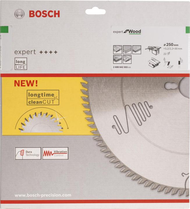 Actual product image Bosch Professional Zubehör Circular saw blade Expert for Wood