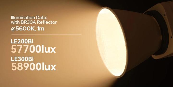 Actual product image Godox LE200Bi black - Litemons LED Light Bi-Color (Video light)