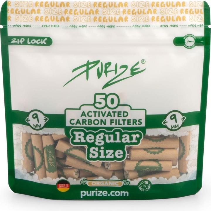 Produktbild Purize Regular Aktivkohlefilter ORGANIC  (50Stk.)