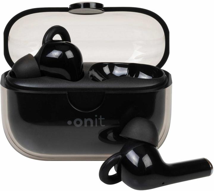 Onit True Wireless In-Ear-Kopfhörer Pro Schwarz (Keine Geräuschunterdrückung, 4 h, Kabellos)