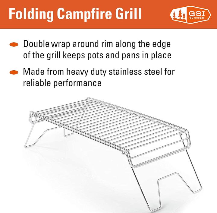 Productafbeelding GSI Opvouwbare kampvuurgrill (21 cm)