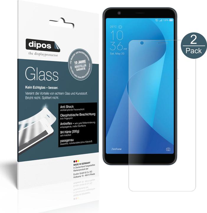 Produktbild Dipos Displayschutz Anti-Shock (1 Stück, Asus Zenfone Max Plus (M1))