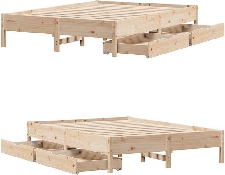 Actual product image VidaXL Bed without mattress (120 x 200 cm)