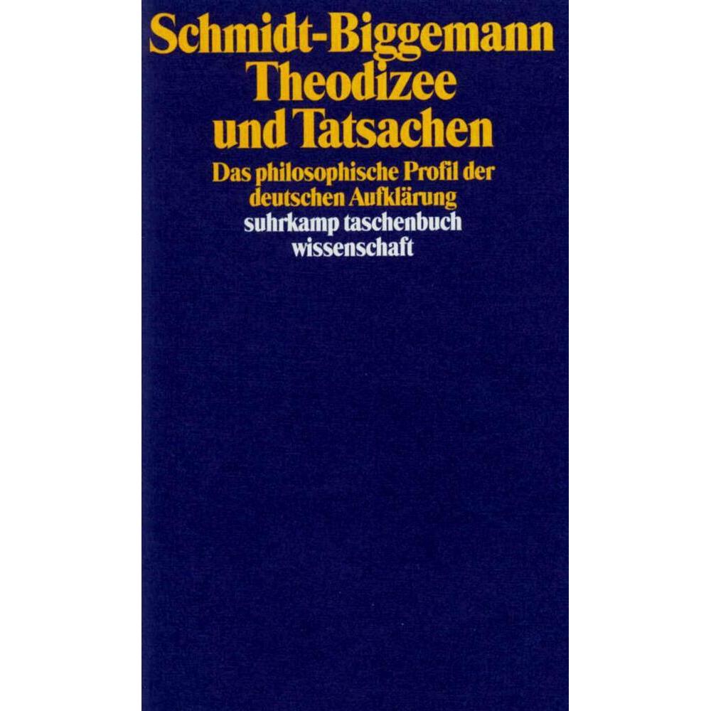 Theodizee und Tatsachen, Fachbücher von Wilhelm Schmidt-Biggemann