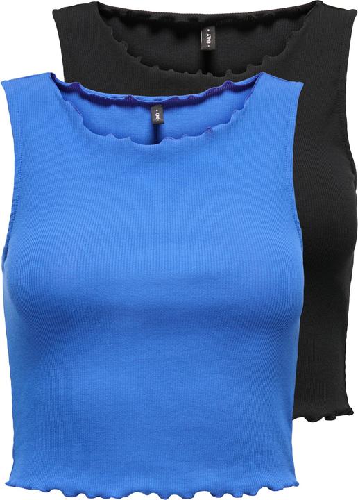 Immagine prodotto Only ONLKENYA 2er-Pack Crop-Tops Hemdchen (XL)