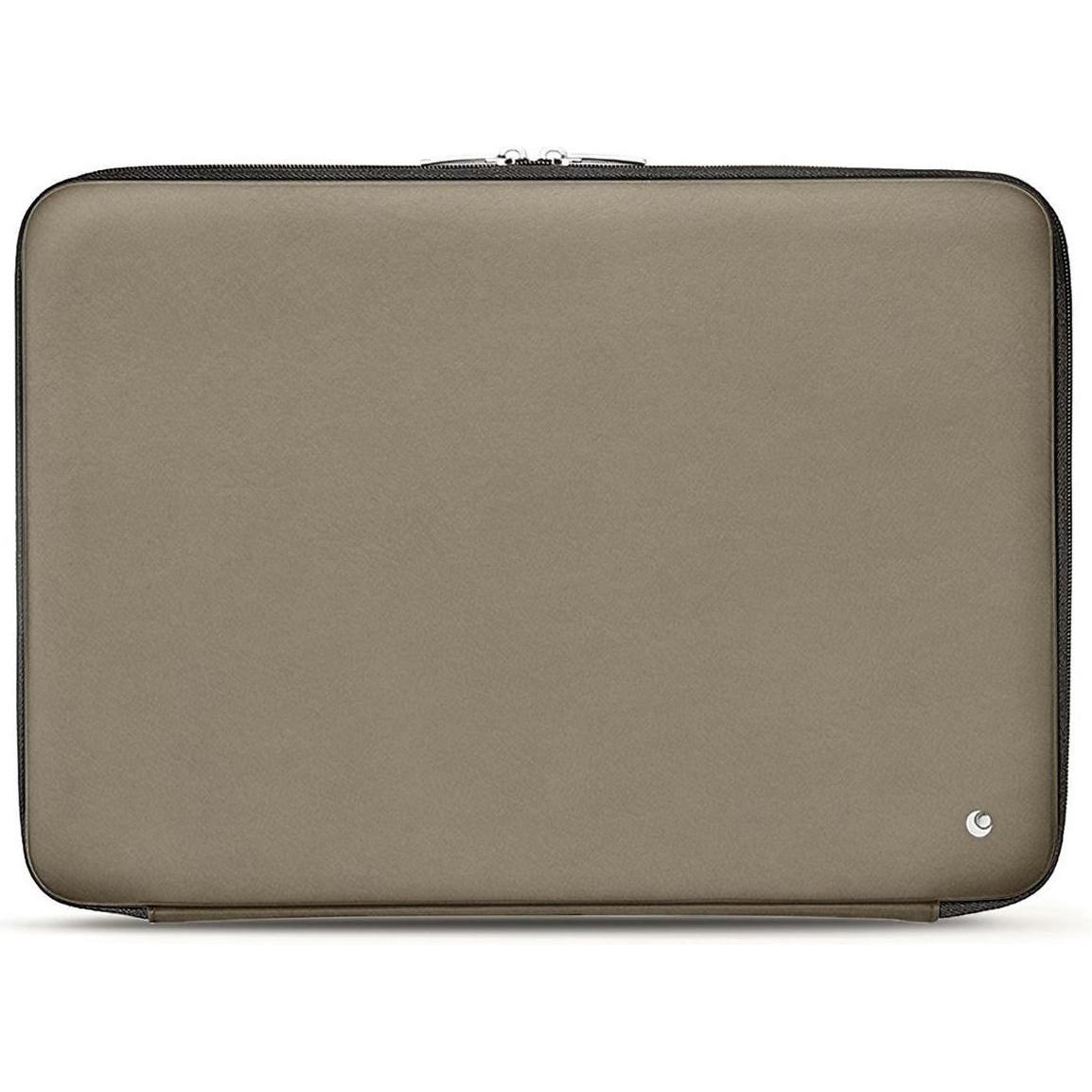 Noreve Lederhülle, Notebooktasche, Beige
