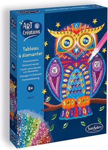 Produktbild Sentosphere Strasssteinbild Eule