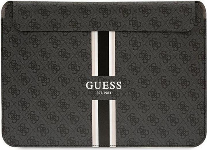 Immagine prodotto Guess Manicotto per computer con strisce stampate PU 4G 13/14 - nero (14", Apple)