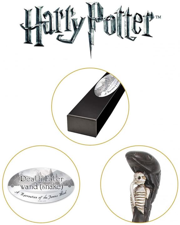 Produktbild Noble Collection Harry Potter Zauberstab Todesser Version 4 (Charakter-Editio