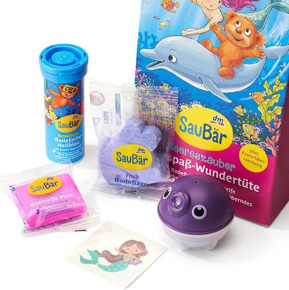 Produktbild dm SauBär Meereszauber (Badepralinen, Schaumbad)