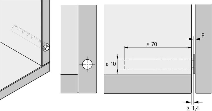 Image du produit Hettich Push to open Pin