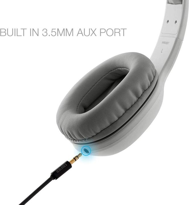 Actual product image Edifier W800BT Plus wireless headphones, aptX (white) (NC, 55 h, Wireless)