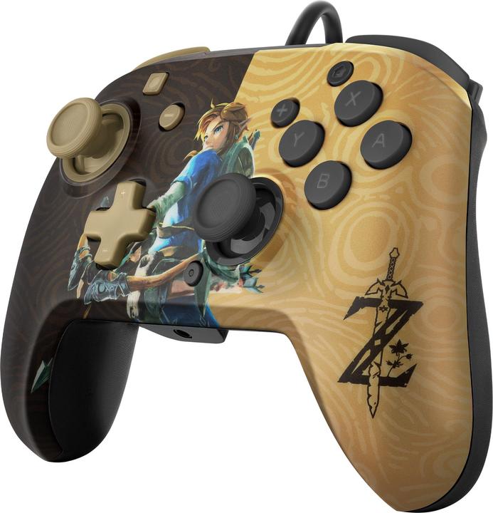 Produktbild PDP Controller Faceoff Deluxe+Audio Zelda Switch (Switch OLED, Switch)