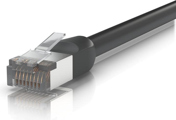 Actual product image Ubiquiti UACC-CABLE-PATCH-OUTDOOR-2M-BK - Patch Cable outdoor, 2 m, black (S/UTP, CAT5e, 2 m)