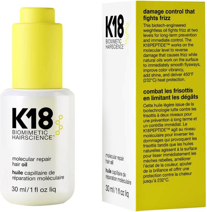 Actual product image K18 Molecular repair hair oil (30 ml)