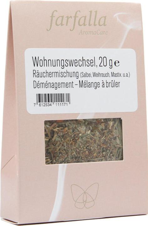 Produktbild Farfalla Räucherstäbchen - Wohnungswechsel Räuchermischung