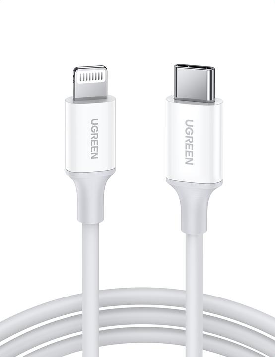 Produktbild Ugreen USB Typ C – Lightning (0.50 m, USB 2.0, 18 W)