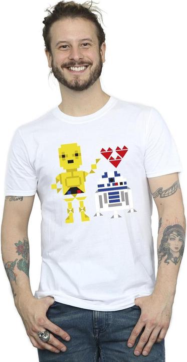 Immagine prodotto Star Wars Heart Robot Maglietta Uomo (S)