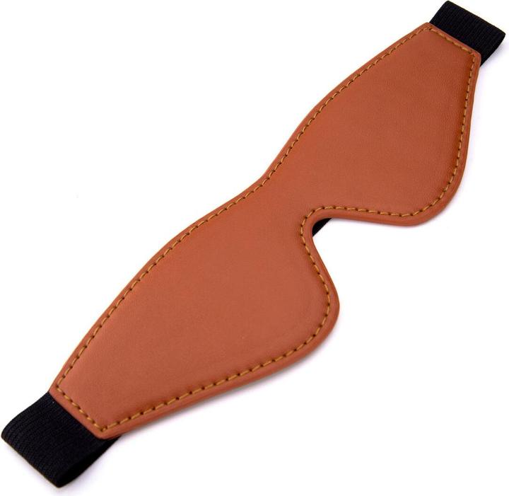 Actual product image Dreamtoys blaze elite mask cognac vegan leather