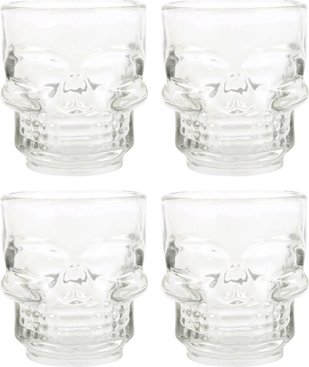 Actual product image Something Different Skull Shot Glass Set (Pack of 4) (4 x, Shot glass)