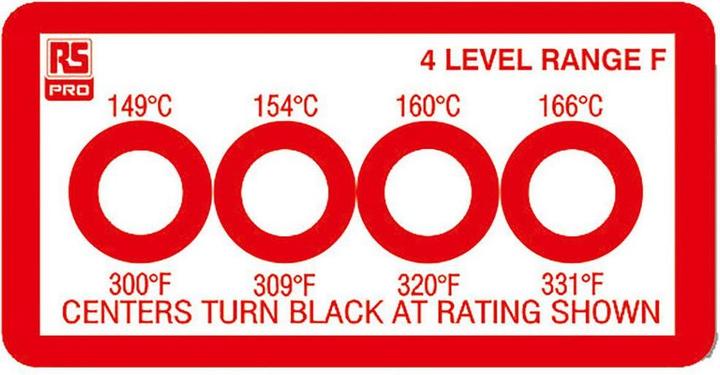 Produktbild RS PRO Temperatur Messetikett