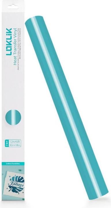 Actual product image Loklik Heat Transfer Vinyl Basic - Aqua Blue