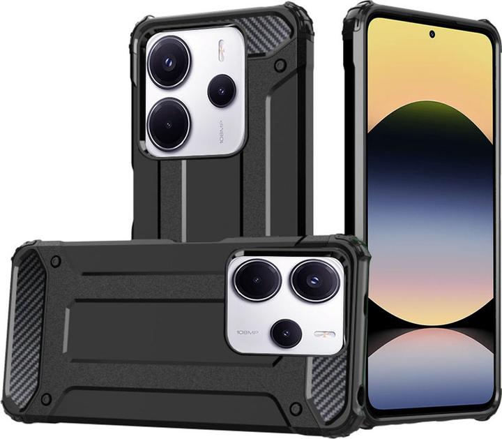 Produktbild Techsuit - Hybrid Armor - Xiaomi Redmi Note 14 4G (164,84 x 78,15 x 8,16mm) - Black (Xiaomi Redmi Note 14)