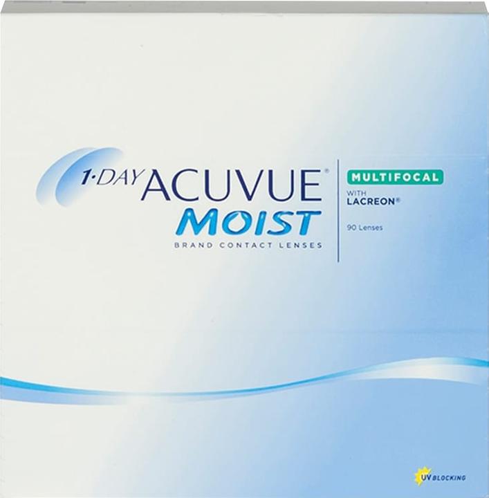 Actual product image Acuvue 1-Day Moist Multifocal 90 (+3, Daily lens, 90 Piece, Multifocal)
