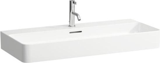 Produktbild Laufen Waschtisch VAL 950x420mm m Überlauf ohne Hahnloch weiss (420 mm, 950 mm)