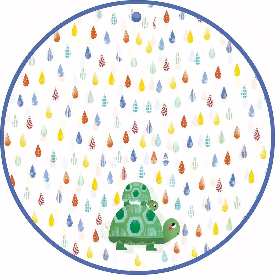 Thumbnail - Djeco, Jungen, Regenschirm, Regencape - Schildkröte, Mehrfarbig