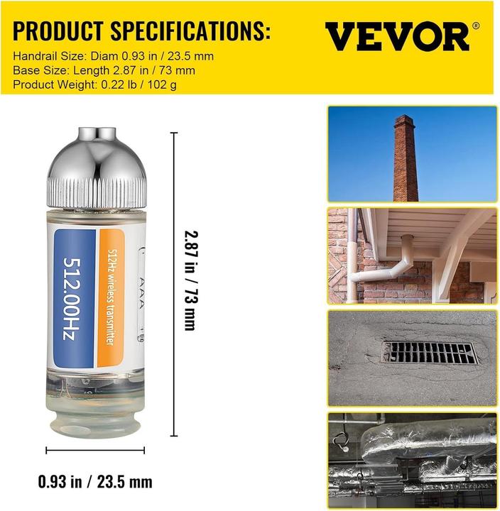 Actual product image Vevor 512Hz Probe Locator