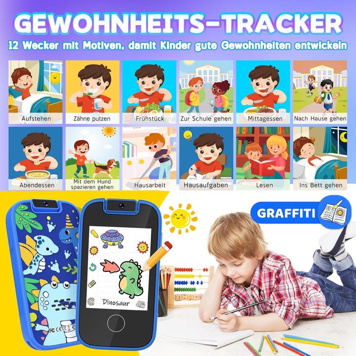 Produktbild Dhapy Kinder Smartphone mit Touchscreen und MP3 Funktion