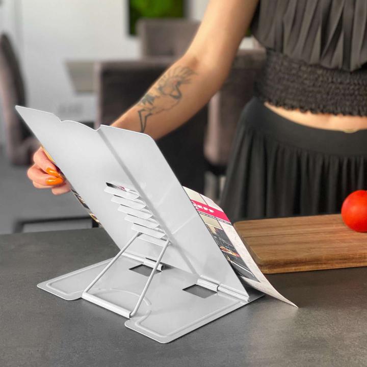 Image du produit Intirilife Support de lecture Support de livre réglable en hauteur pour l'école Bureau Bureau