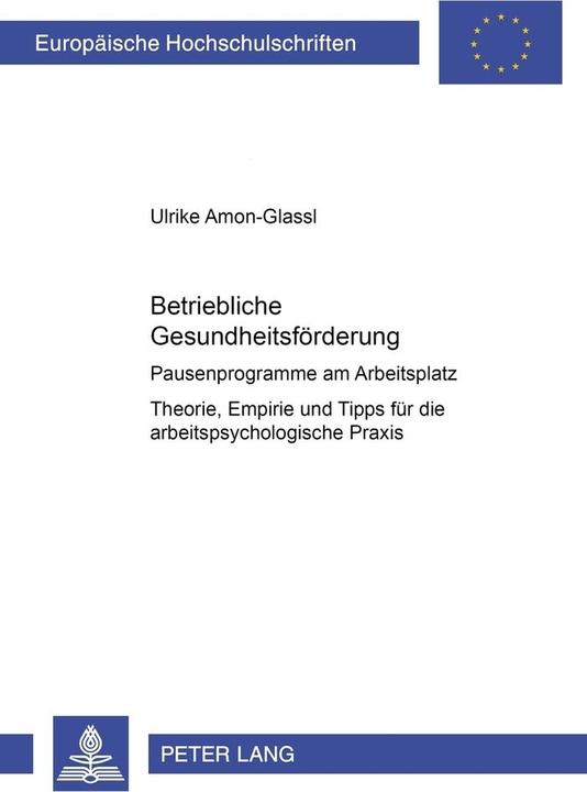 Energie-Label Betriebliche Gesundheitsförderung (Deutsch, Ulrike Amon-Glassl, 2003)
