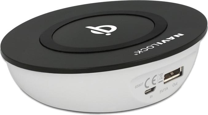 Produktbild Navilock Mobile Qi kabellose Ladestation Kompatible Qi-fähige Geräte: iPhone 8, 8 Plus, X Google Nexus 4, Nex (5 W)