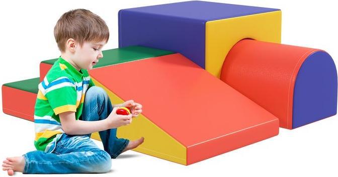 Image du produit Swisshandel24 Bausteinset 4er-Set Schaumstoff Bausteine Bauspielzeug, 1-3 Jahre, V1