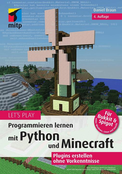 Actual product image Let‘s Play. Programmieren lernen mit Python und Minecraft (German, Daniel Brown, 2023)