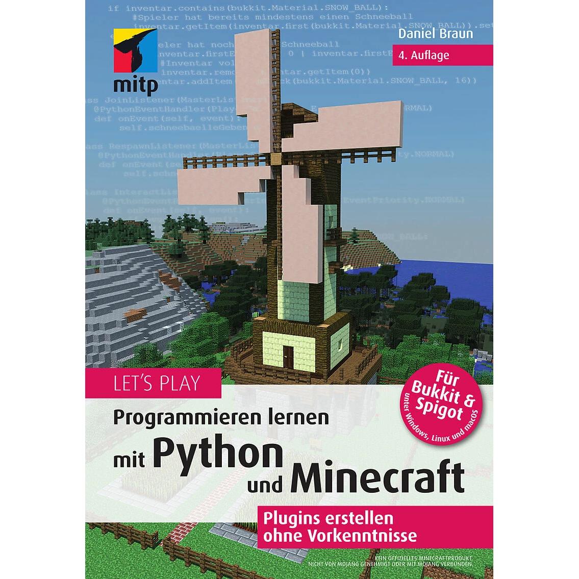 Let‘s Play. Programmieren lernen mit Python und Minecraft, Fachbücher von Daniel Braun