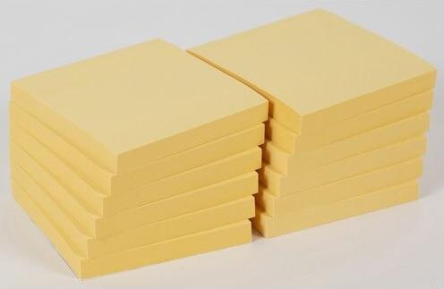 Office Depot Sticky notes 76 mm x 76 mm Yellow (76 x 76 mm)