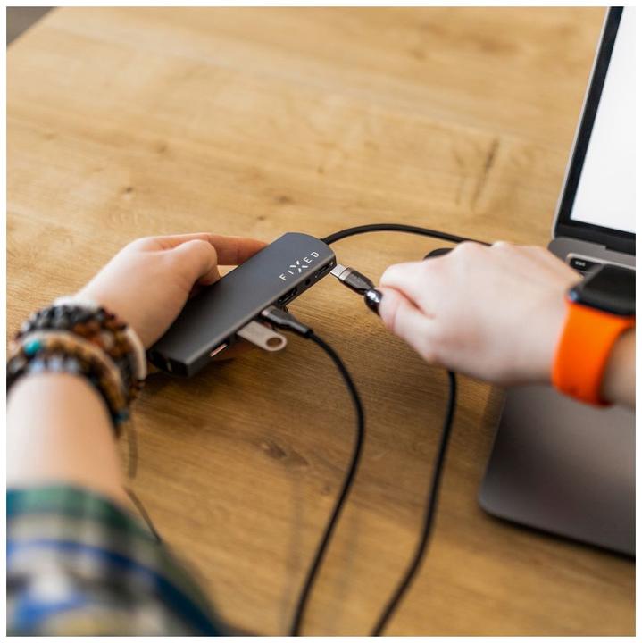 Image du produit Fixed Câble tressé USB-C/Lightning, 2m, noir (2 m)