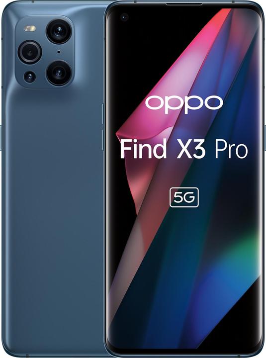 OPPO Find X3 Pro (256 GB, Azzurro, 6.70", SIM + eSIM, 5G)
