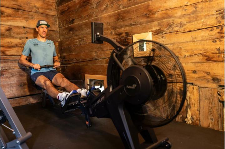 Actual product image Tunturi Platinum PRO Air Rower Rudergerät