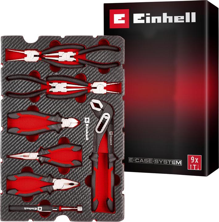 Actual product image Einhell Einleger E-Case Zangen 9-tlg.