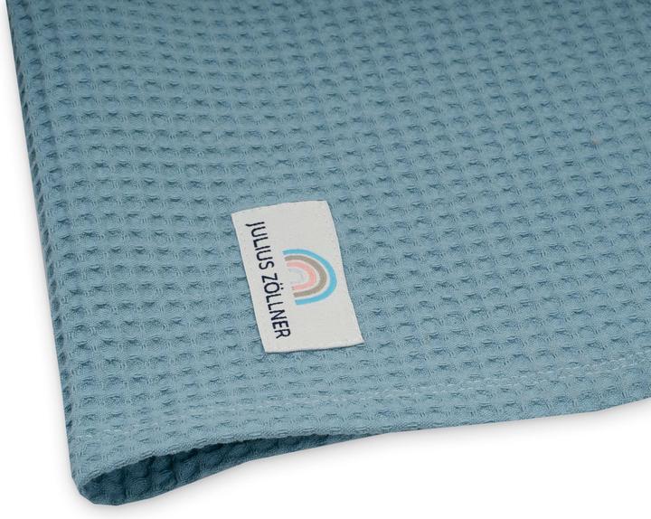 Actual product image Julius Zöllner Loop Comfy cover for Softy changing mat, waffle piqué Greenery (85 x 75 cm)