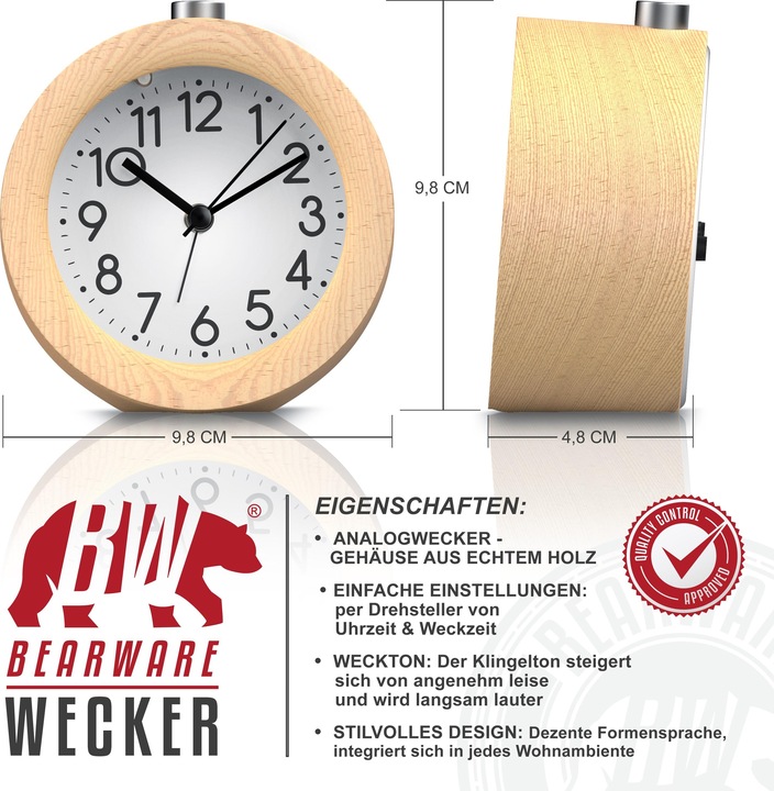 Produktbild Bearware Weckuhr
