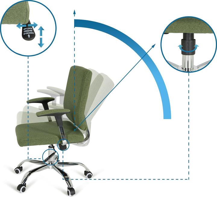 Produktbild Hjh Office Charles I (42 - 49 cm)